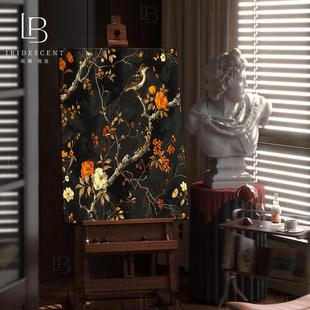 实木大板漆画中国风客厅背景墙挂画茶室玄关走廊壁画肌理感装饰画