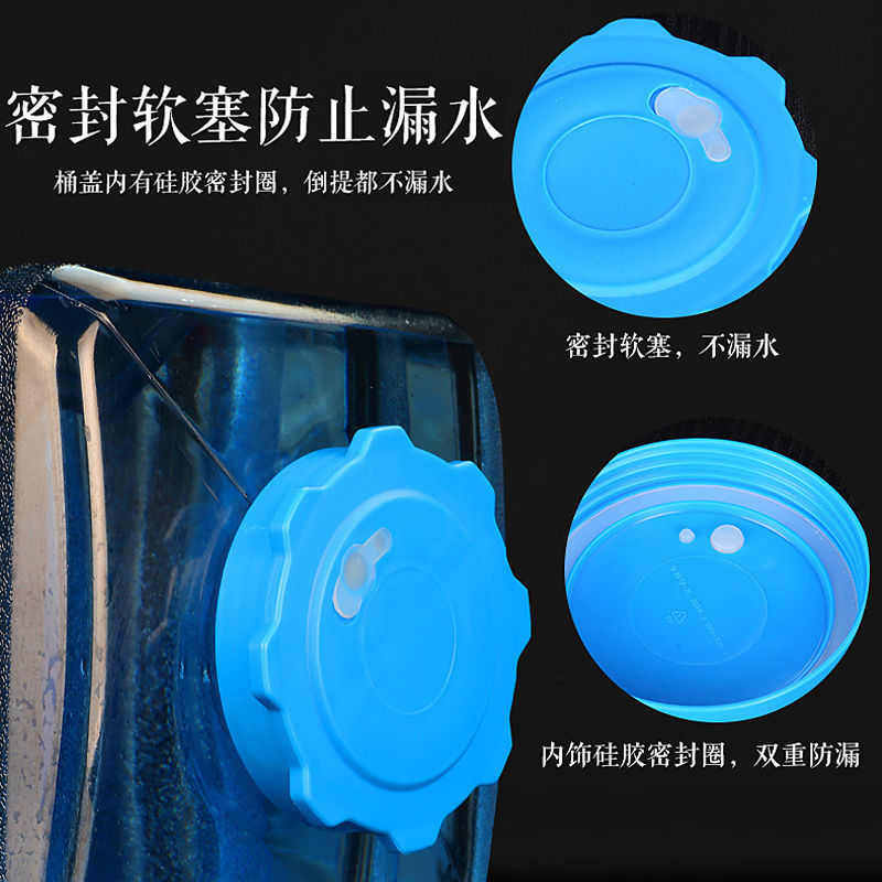 货车车载饮水机水桶家用功夫茶台立式方型户外储水桶茶几圆空桶