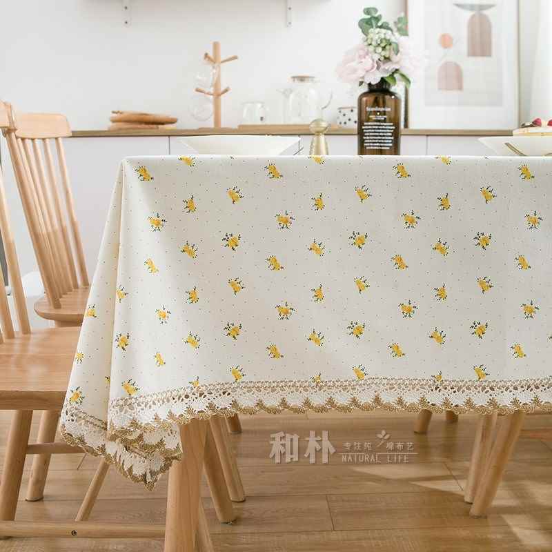小众高货桌布可爱日系餐桌布田园风格桌面垫布桌子布盖布网红吃饭