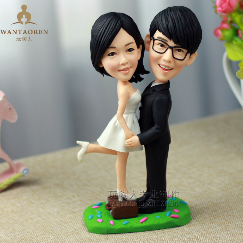 玩陶人软陶人偶真人公仔diy泥塑雕塑来图定制真人陶偶捏泥人礼物,个性定制/设计服务/DIY,软陶人偶,淘宝优惠券,粉丝福利购,淘宝优惠卷