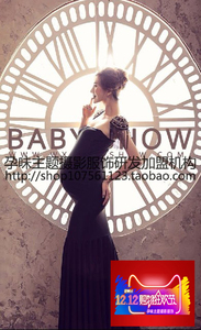 新款特价孕味摄影主题服装孕v妇写真艺术照拍照服饰影楼孕妇装XS2