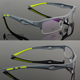 防护眼镜 半框近视镜架 超软硅胶防滑V脚套 超轻tr90运动型眼镜框