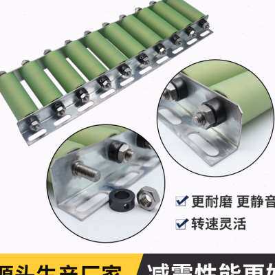 新款流利条金属输送带包胶滚轮不锈钢螺纹定制货架动滑轮重型滚轮