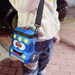 卡通单肩包宝宝零钱包 儿童包包斜挎包迷你旅游可爱小孩男童时尚