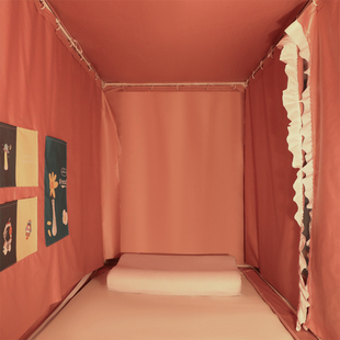 学生宿舍强遮光床帘蚊帐一体式 床U幔2023新 单人上下铺床全封闭式