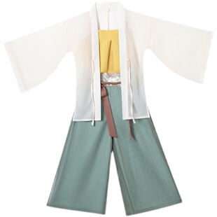 儿童汉服春夏新款女童古装日常小孩春游赏花衣服中国风亲子唐装秋