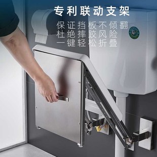 蹲坐两用马桶一体家用蹲便改坐便不锈钢I坐厕折叠坐便器老人坐便