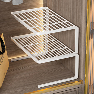 衣柜分割神器衣橱隔板分层收纳架卧室改造隔层板衣物柜子内隔断格