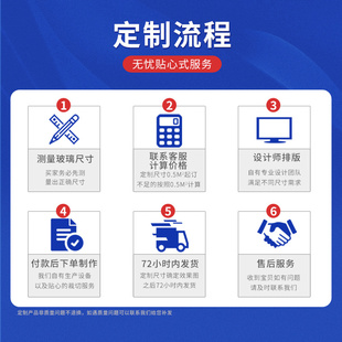 磨砂窗花纸横向窗户玻璃贴v纸卫生间透光不透明玻璃纸遮光装饰贴