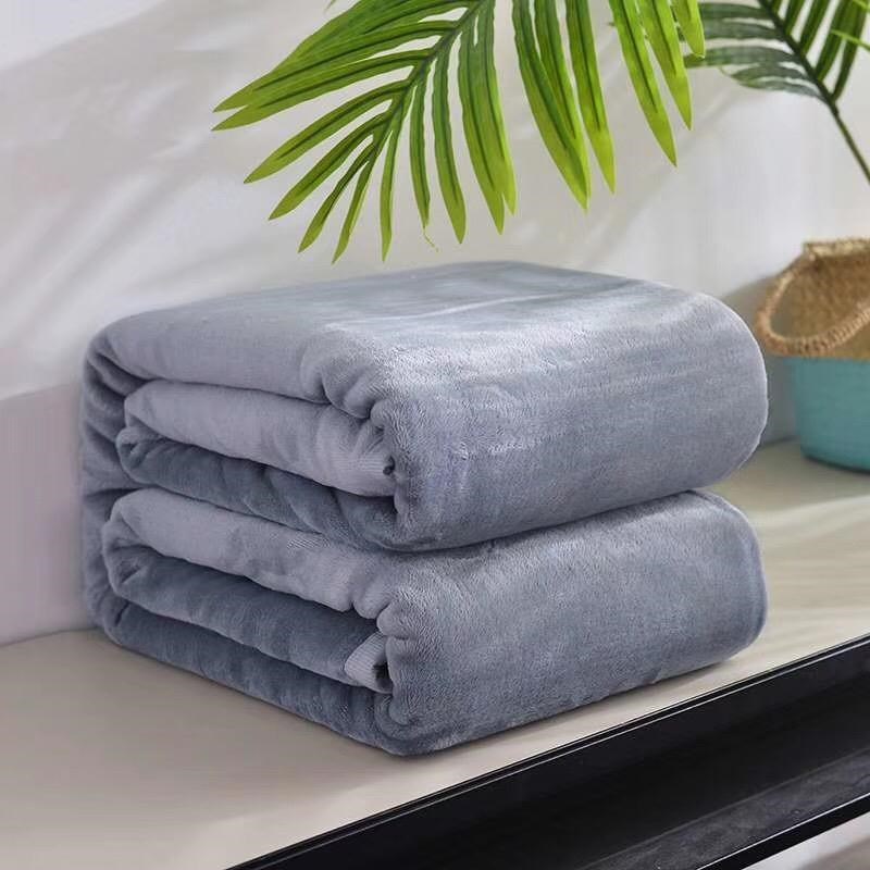 Thick coral fleece blanket plain Falais will sell blanket