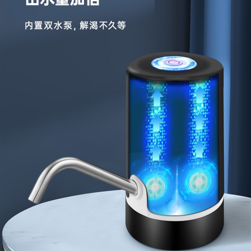 压水器桶装水手压式矿泉水手动吸水器桶装水饮水S机家用自动抽水
