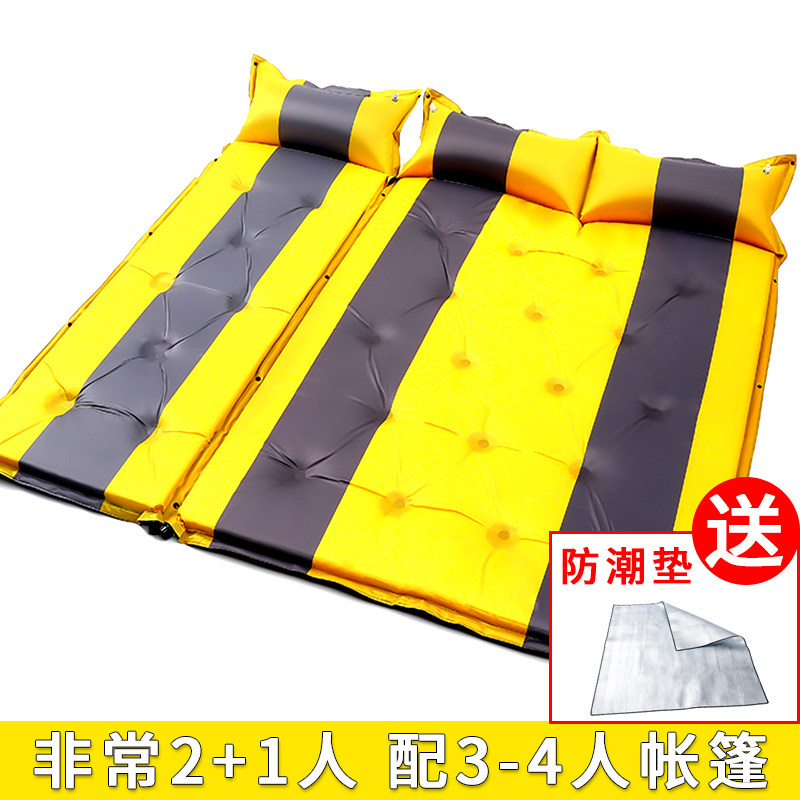 自动充气垫户外帐篷睡垫床垫加厚宽防潮垫野外三3人4X双人露营垫
