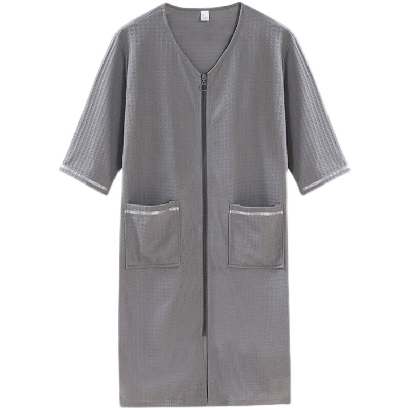 网红睡裙女拉链宿舍穿仙女睡衣连体薄款浴衣宽松透气洗澡服居家穿,女士内衣/男士内衣/家居服,睡裙,淘宝优惠券,粉丝福利购,淘宝优惠卷