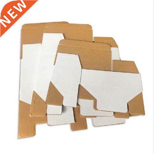 新品18cm 15pcs White corrugated shipping boxes white paper b