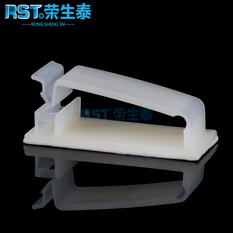 粘式排线固定座i电线整理固定夹扁线理线夹机箱理线器收纳神器FC