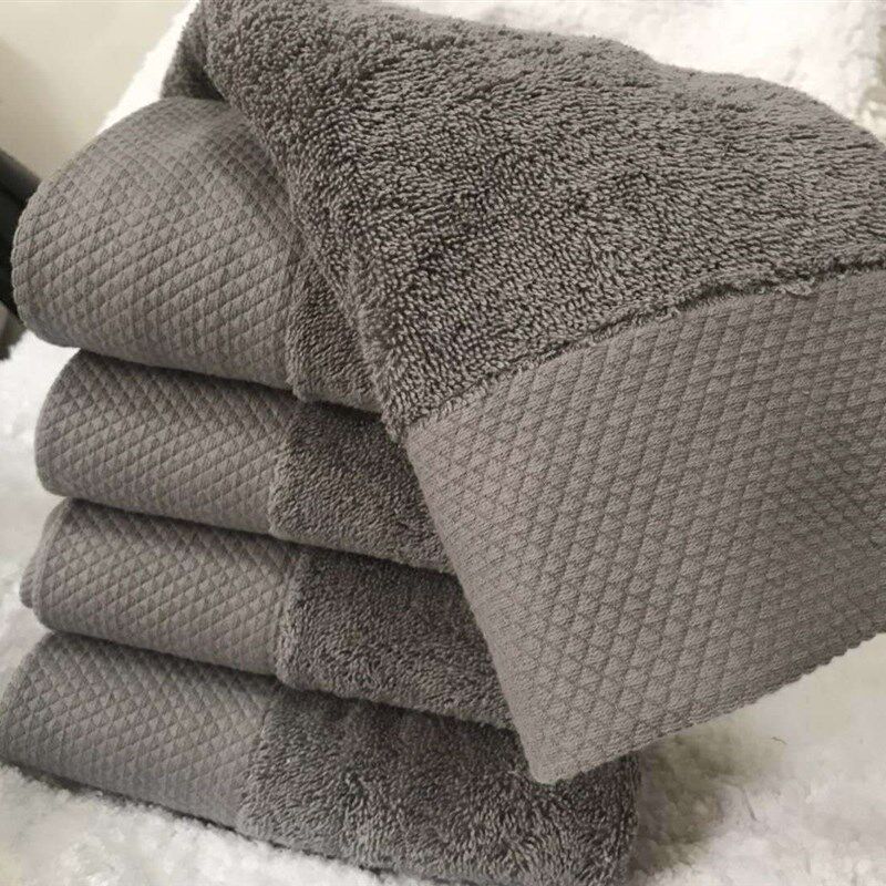 灰色酒店浴巾成人柔软吸水咖啡色加厚家用婴儿全棉大毛巾,居家布艺,浴巾毛巾方巾套装/三件套,淘宝优惠券,粉丝福利购,淘宝优惠卷