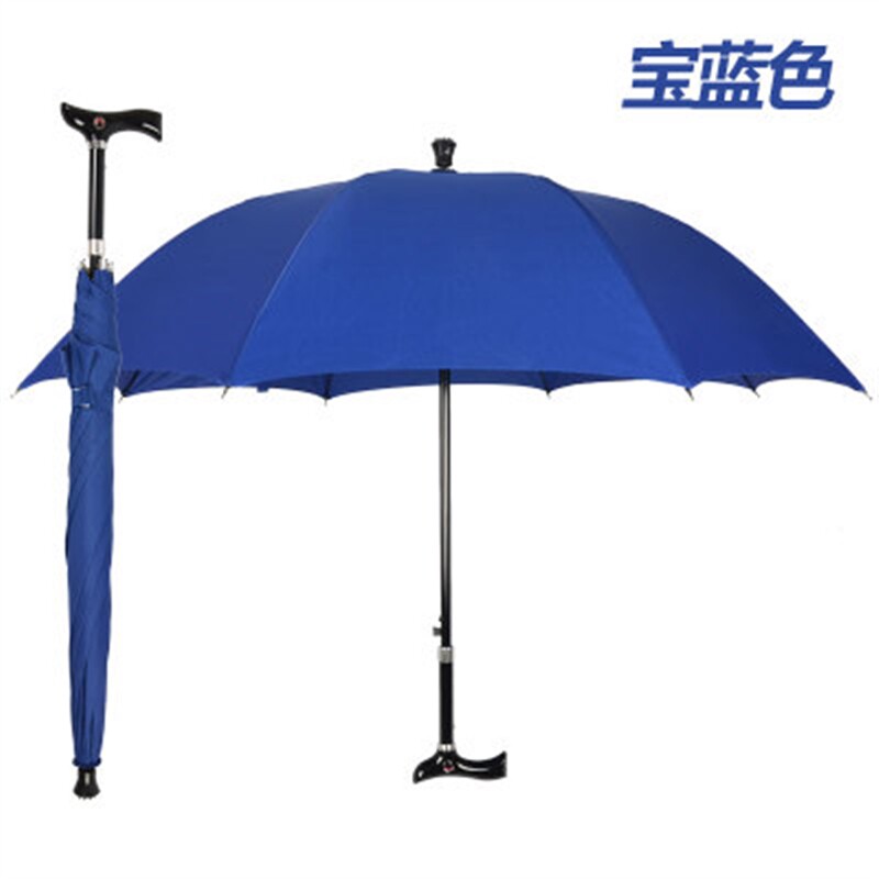 速发新品带伞套多功能拐杖伞可调节老人防滑拐杖伞长柄手W杖伞登