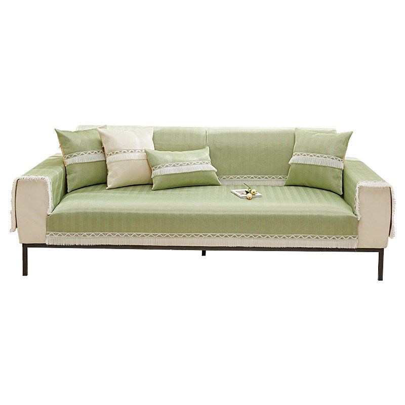 夏季冰丝沙发垫凉席坐垫子清新绿色夏天防滑冷感冰垫沙发套罩盖布,居家布艺,沙发垫,淘宝优惠券,粉丝福利购,淘宝优惠卷