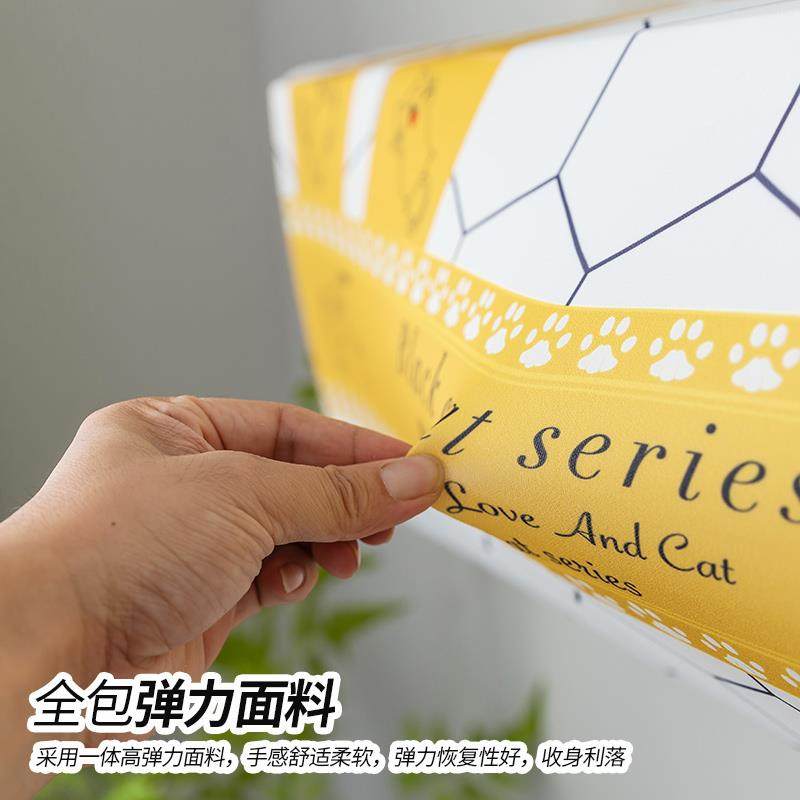 新品红色空调罩套挂式结婚喜庆挂机罩室内空调罩子全包空调防尘罩