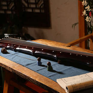 【扬鸣杰韵】演奏级竹节式古琴初学者老杉木古琴手工纯生漆七弦琴