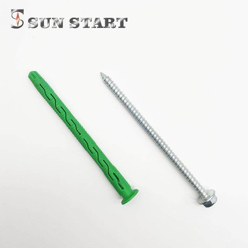 超强拉力塑料膨胀螺栓尼龙涨塞胶电视机挂架加长膨胀螺丝M10