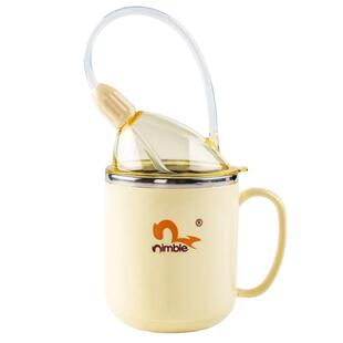 新吸管保温杯老人老年瘫痪卧床孕妇女产妇大人带吸管的防呛喝