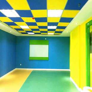 吸音矿棉板600x600吊顶板办公室厂房装饰天花板彩色微孔