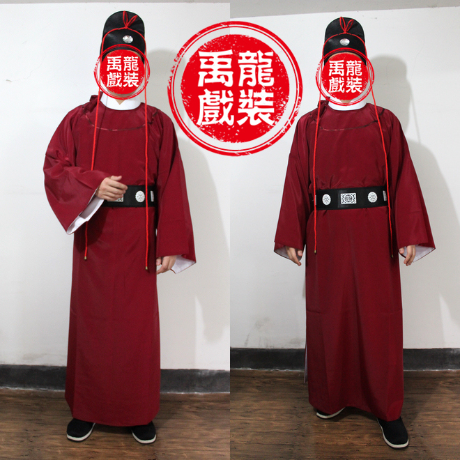 速发禹龍帽子戏装戏曲舞台服影视古装演出服侠衣包青天包拯展昭服