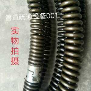 家用管道疏通器电动通下水道工具16mm加密加粗机器手电钻通用弹簧