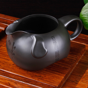 公道杯紫砂分i茶器大号宜兴匀杯功夫公杯茶具配件