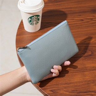 男生钱包手机包两用长夹男款大学生女软皮拉链钱夹手拿包男士超薄