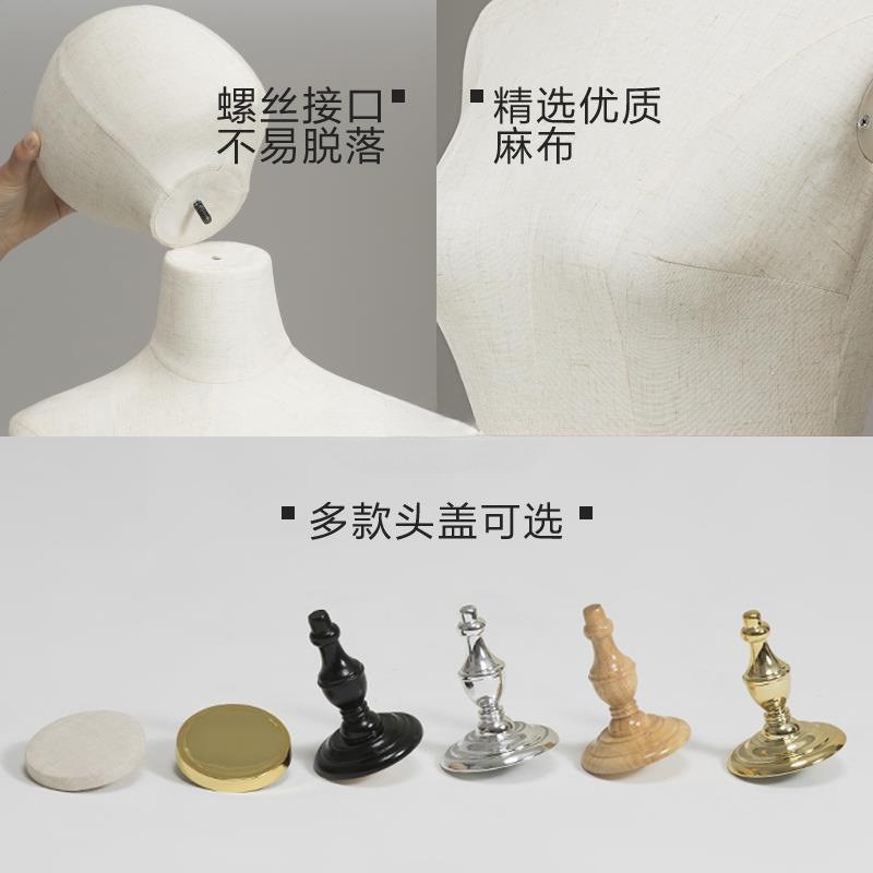 服装店女模特g架子婚纱橱窗假人体模型半身女装模特道具展示架全