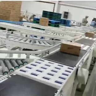 廠銷廠促快遞物流分揀流水線自動化Q滾筒輸送機設備品 新品
