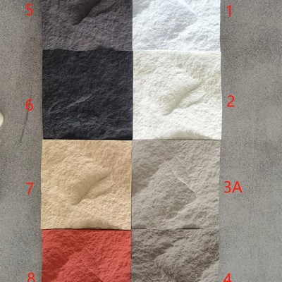 pu聚氨酯轻陶石j易弯曲平纹大板石皮装饰轻质建材防水防火简易安