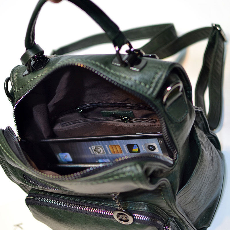 双肩包女小包软皮多功能三用单肩手提斜挎包休闲简约旅行背包,箱包皮具/热销女包/男包,证件包,淘宝优惠券,粉丝福利购,淘宝优惠卷