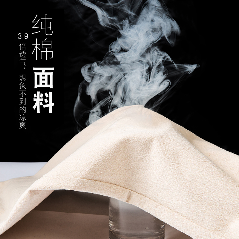 棉麻裤子男夏季薄款n九分休闲裤男生纯棉宽松运动裤卡其色束脚卫