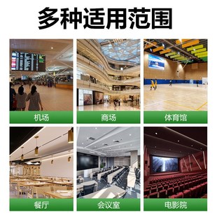 吊顶吸音板空g间吸声体吸音垂片悬挂式玻纤吸音板影院健身房用严