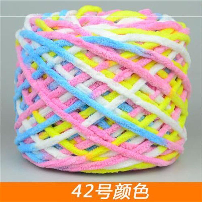 粗毛方团粗线毛织编织t线毛线C手工中粗毛R线团自钱线大便d