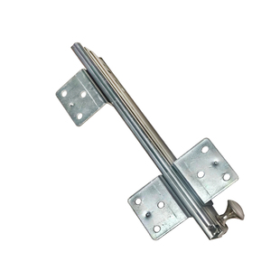 新款承重滑轨延长板底托折叠90度铰链隐形餐台套装折叠上下轨受力