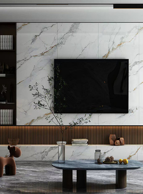 900X1800岩板无限连纹大板瓷砖客厅电视背景墙通体大理石地砖地板