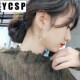 网红大耳环耳圈女气质20x24新款 潮个性 百搭高级感夸张耳坠耳