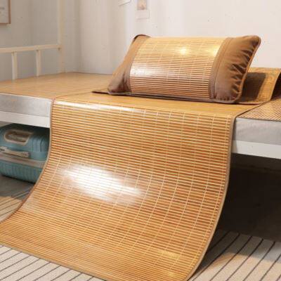 竹凉席1米2一米二宽单人床竹席90公分80F学生85草席70双面18x20m