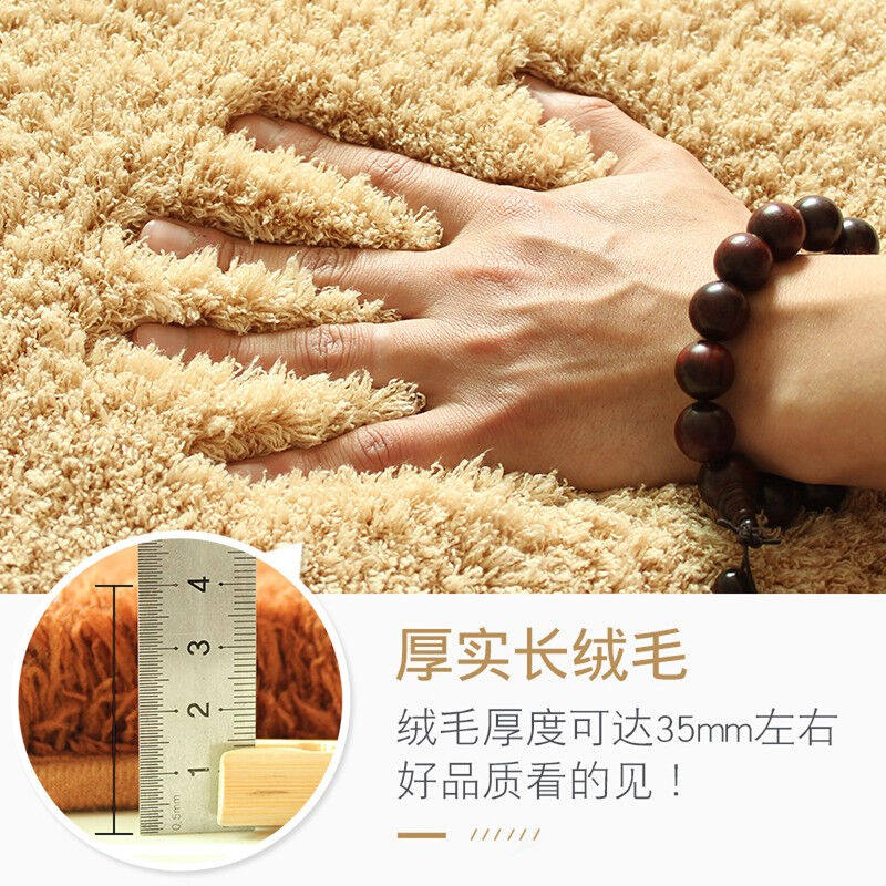 华旭地毯卧室满铺可爱床边毯房间A客厅床前垫子榻榻米飘窗台垫子