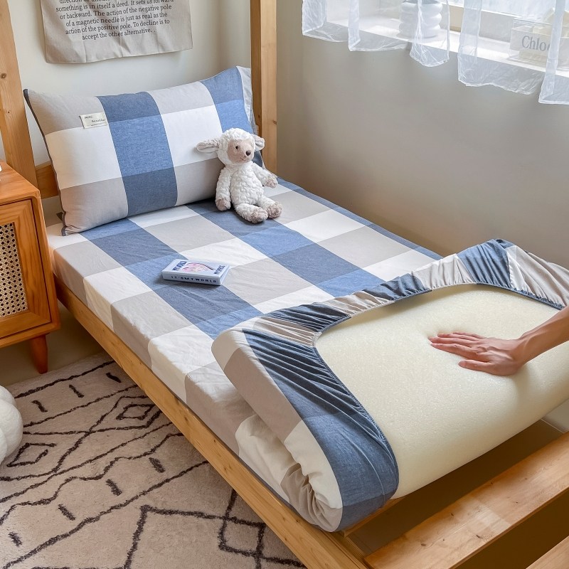 学生宿舍床笠单件水洗棉床罩1.2床单三件套单人寝室0.9床垫保护罩,床上用品,床笠,淘宝优惠券,粉丝福利购,淘宝优惠卷