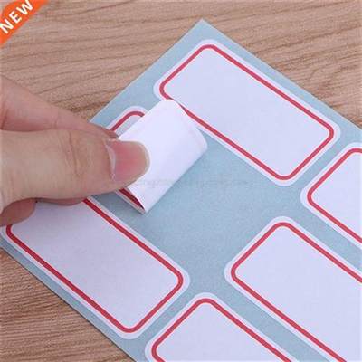 25*53mm 12 Sheets Self Adhesive Label Stickers Office Lab Bo