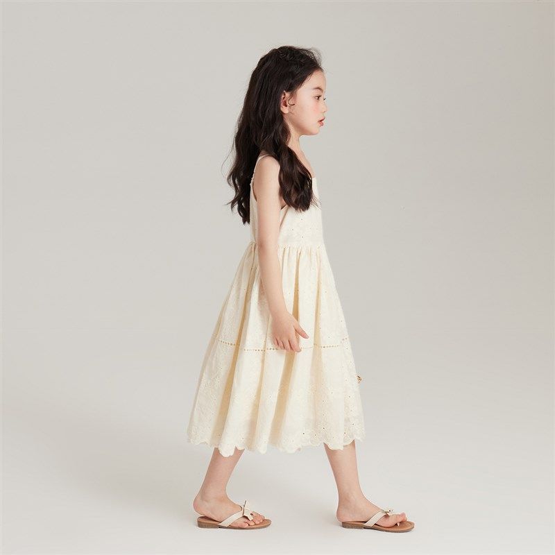 沫沫定制童装夏装l女童洋气2024夏季新款儿童吊带长裙宝宝连衣裙,童装/婴儿装/亲子装,连衣裙,淘宝优惠券,粉丝福利购,淘宝优惠卷