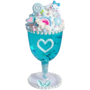 儿童diy手工制作轻粘土水晶泥冰淇淋套装女孩益智玩具礼物 材料包