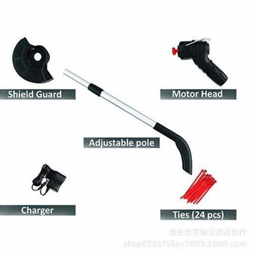 充电电动割d草机手持式除草机修剪小型草打器家用草坪多功能无线