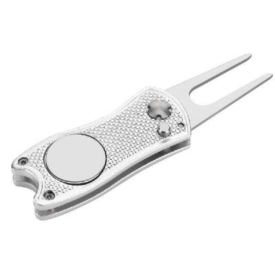 极速Stainless Steel Golf Divot Repair Switchblade Tool Pitch