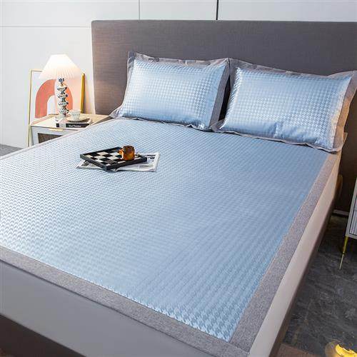 冰丝凉席三件套1j.5米1.8可水洗可折叠软席夏天学生宿舍空调凉席,床上用品,冰丝席,淘宝优惠券,粉丝福利购,淘宝优惠卷